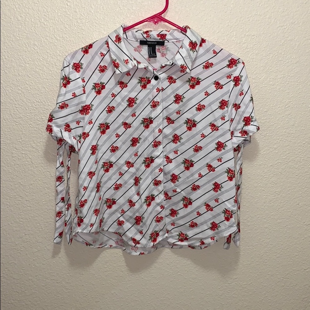 Floral print F21 top